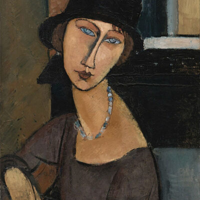 Jeanne Hébuterne (au chapeau) by Amedeo Modigliani